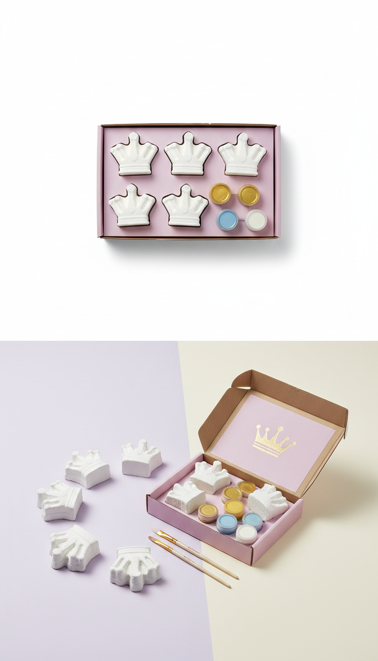 Royal Crown Mold Kit Gold Accents